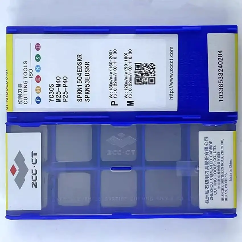 

SPKN1504EDSKR YBD252/SPKN1504EDSKR YBD152/SPKN1504EDSKR YBM251/SPKN1504EDSKR YC30S ZCC.CT Твердосплавные пластины с ЧПУ, фрезерный инструмент