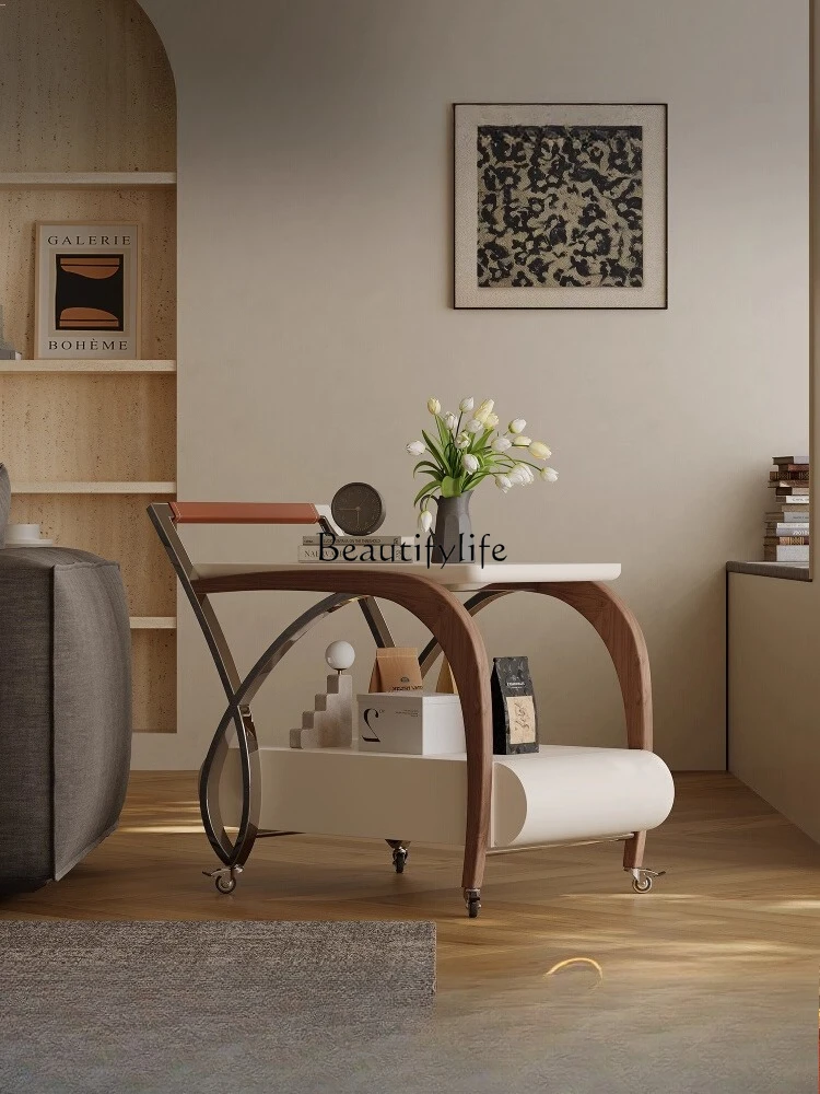 

Sofa edge few movable living room household small apartment Nordic designer small dining car