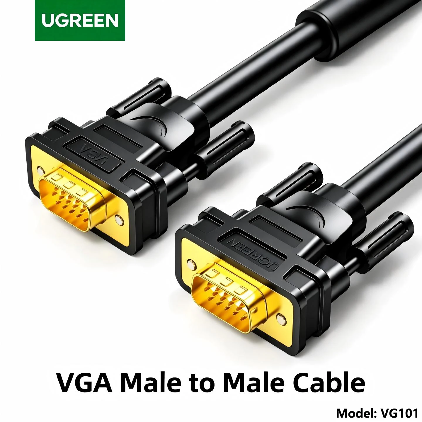 UGREEN VGA naar VGA HD Videokabel Male 1080P@60Hz Laptop PC Computer Behuizing Aangesloten op TV Monitor Projector Kort Lang 10m 2m 3m