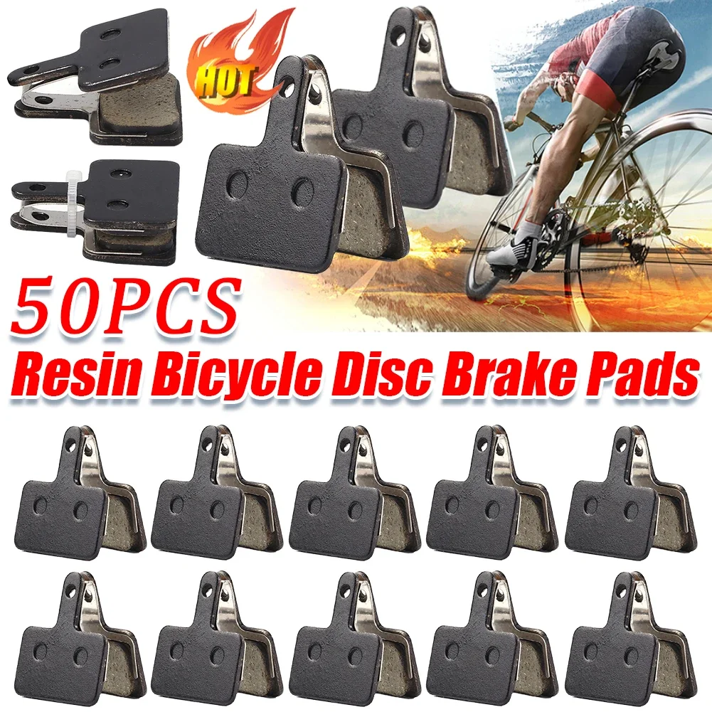 Resina orgânica ciclismo pastilha de freio mtb estrada bicicleta pastilhas de freio a disco para shimano m375 m445 m446 semi-metálica ciclismo pastilha de freio parte