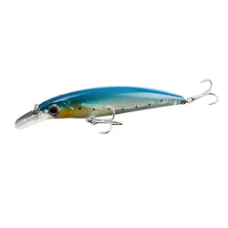 Señuelos de Pesca con sistema de bola de tungsteno, 14G, 11CM, Minnow, manivela, Wobbler, anzuelos de aparejos de pesca, cebo duro, accesorio de pesca