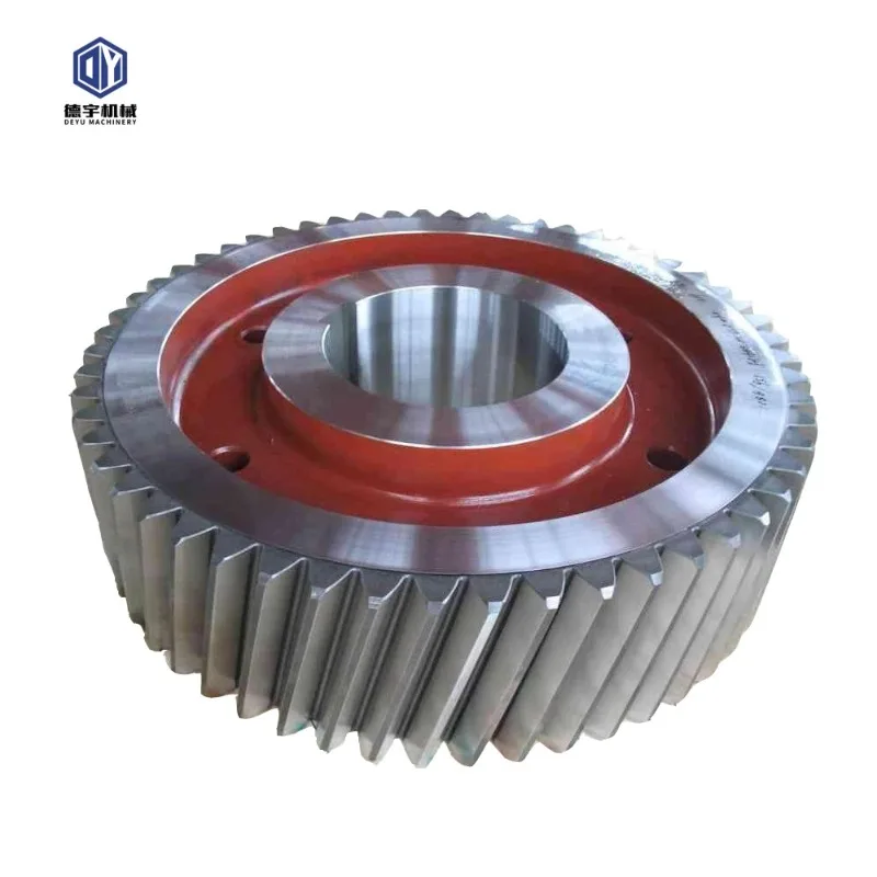 

Forged Large Helical Gear Reducer Gearbox Large Diameter Bearing Gear Helical Big Gear