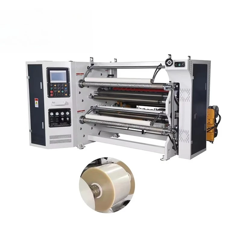 Automatic PET PVC Optical Bopp Film Roll Rewinding Slitting Machine Craft Paper Film Slitting Machine Film Slitter Rewinder