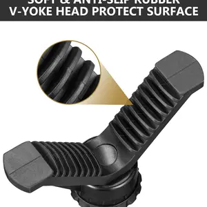 حامل ثلاثي القوائم محمول لحامل V-Shot ، دوران 360 درجة لصيد الرأس في الهواء الطلق أفضل 10 حامل ثلاثي القوائم مبيعا لبندقية الصيد - No3