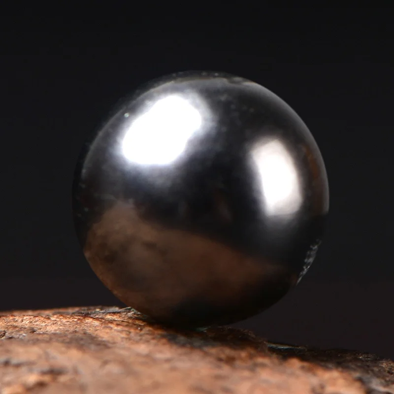 4A Natural Grey Shell Pearl Single Bead DIY Beads Jewelry Making