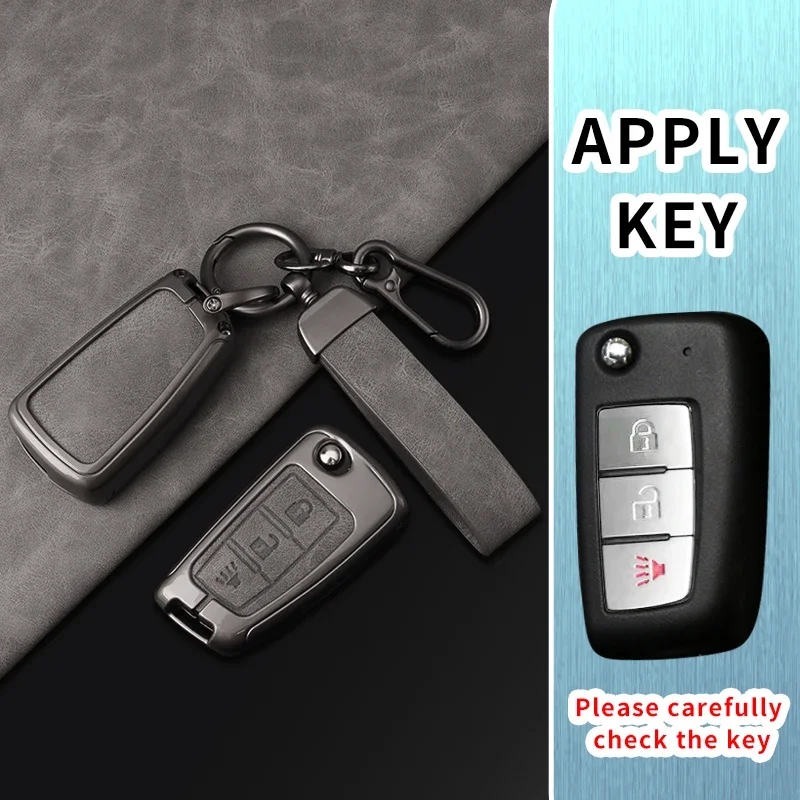 3 Buttons Car Key Case Cover for Nissan Qashqai X-Trail T32 Rogue Juke F15 J11 Murano Maxima Altima Auto Shell Fob