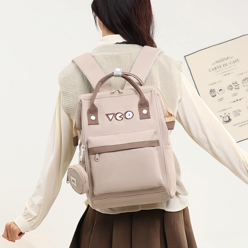 

2025 Cute Large Capacity Backpack Backpack New Student Schoolbag Mommy Bag