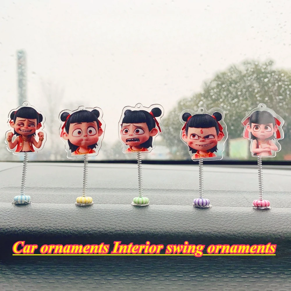 

Car ornament interior animation tail pendulum rotating ornament - character model center console car interior-