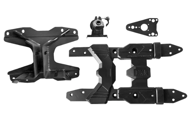 A dobradiça de reforço da porta traseira MK é adequada para 18-22 Wrangl Er JL Acessórios modificados TF Conjunto de estrutura de pneu sobressalente reforçado