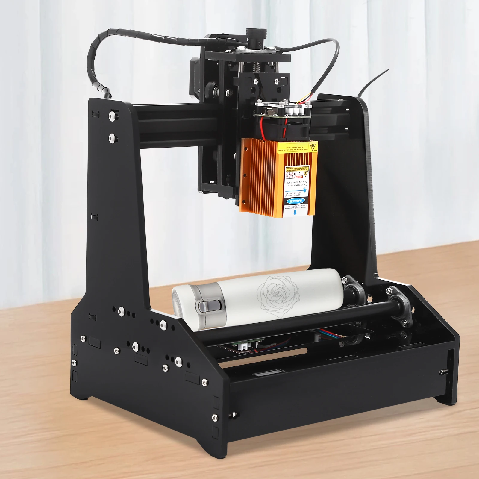 

15W Laser Engraving Machine 450nm High Precision Engraving Machine for DIY & Professional Engraving on Wood/Metal/Acrylic
