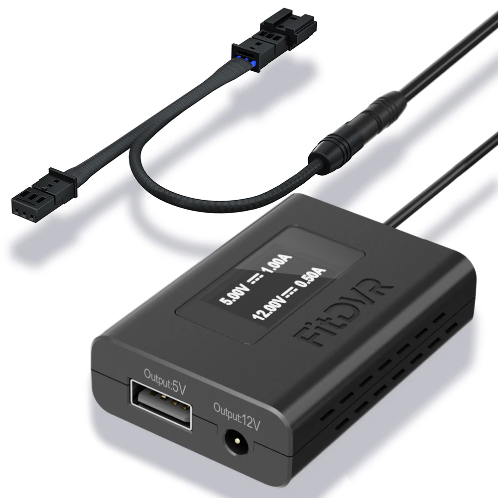 

FitDVR Dash Cam Power Adapter (3-Pin) for Seat, Skoda, Cupra. Connect to Rain Sensor, LED Display, USB Power Source, D3-043