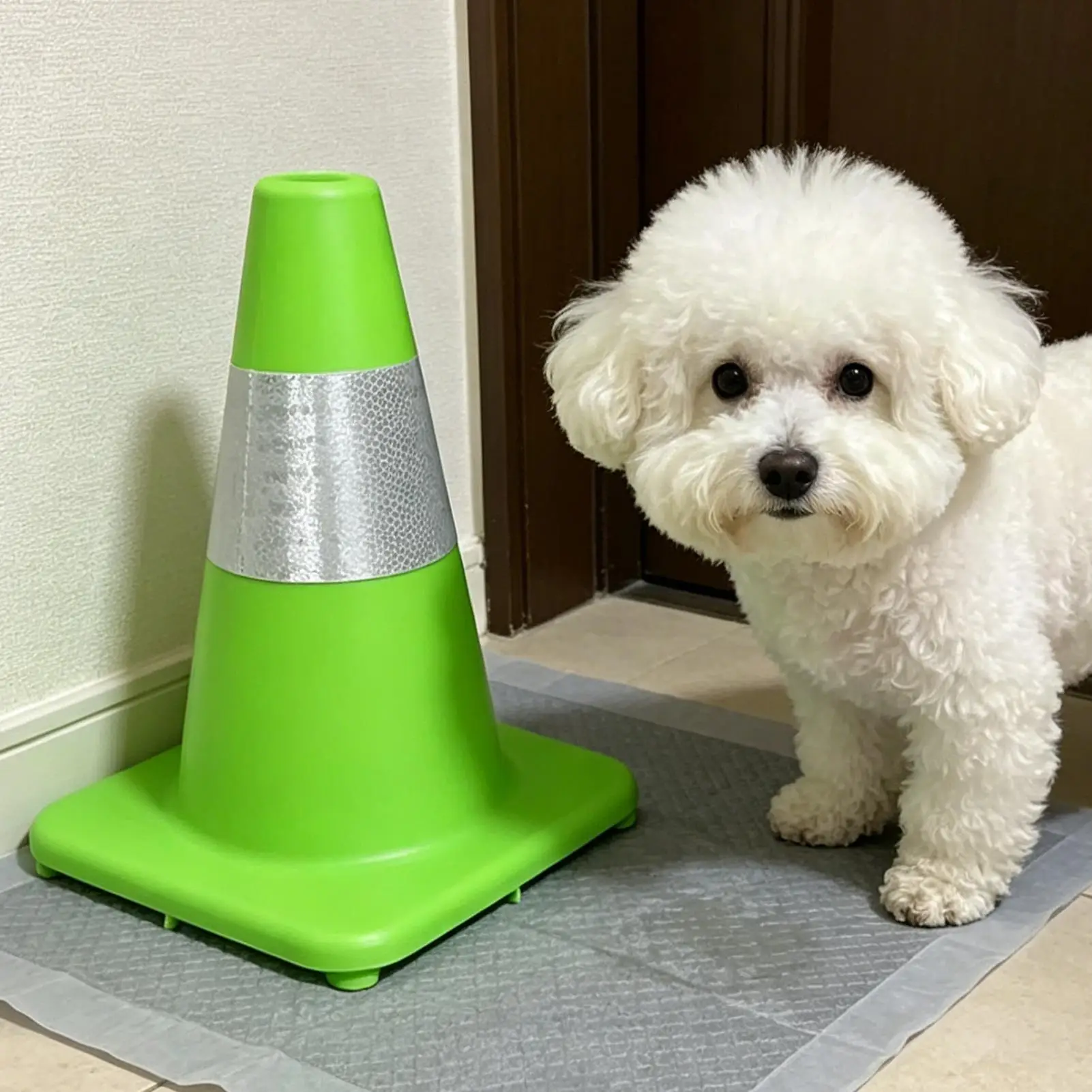 Dog Pee Post Cylindrical Post Design Urine Training Aid Dog Potty Training for Indoor Outdoor Apartment Bathroom Balcony Patio