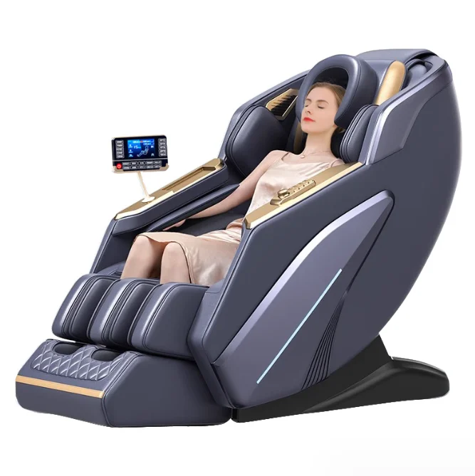 Black dot new Air Pressure Modern Multifunctional Massage Chair For Body Foot Head Neck Leg 3d Zero Gravity Shiatsu Leisure