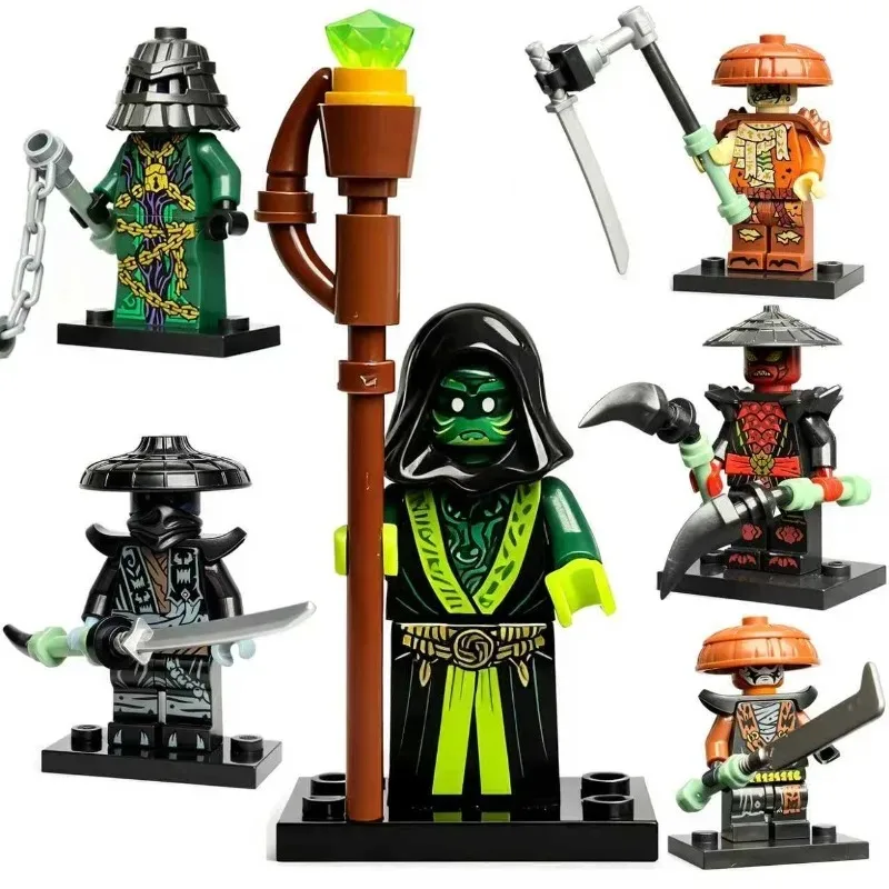 Building blocks banned the group of five 19 season Ninja Phantom Keskul Zakte Nockert Noktraderix mini character toy birthday