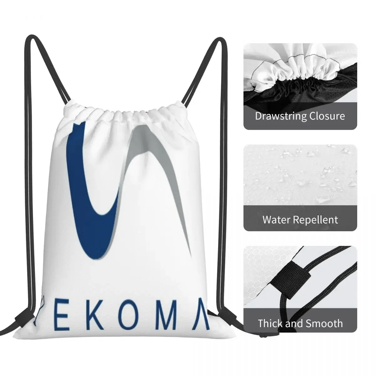 Vekoma Modern Logo zaini Multi-funzione borse portatili con coulisse borsa portaoggetti tascabile con coulisse borsa per libri per uomo donna