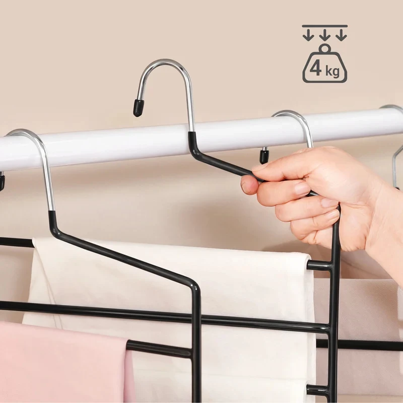 Non-slip storage device jeans towel sca set open trousers bar hanger