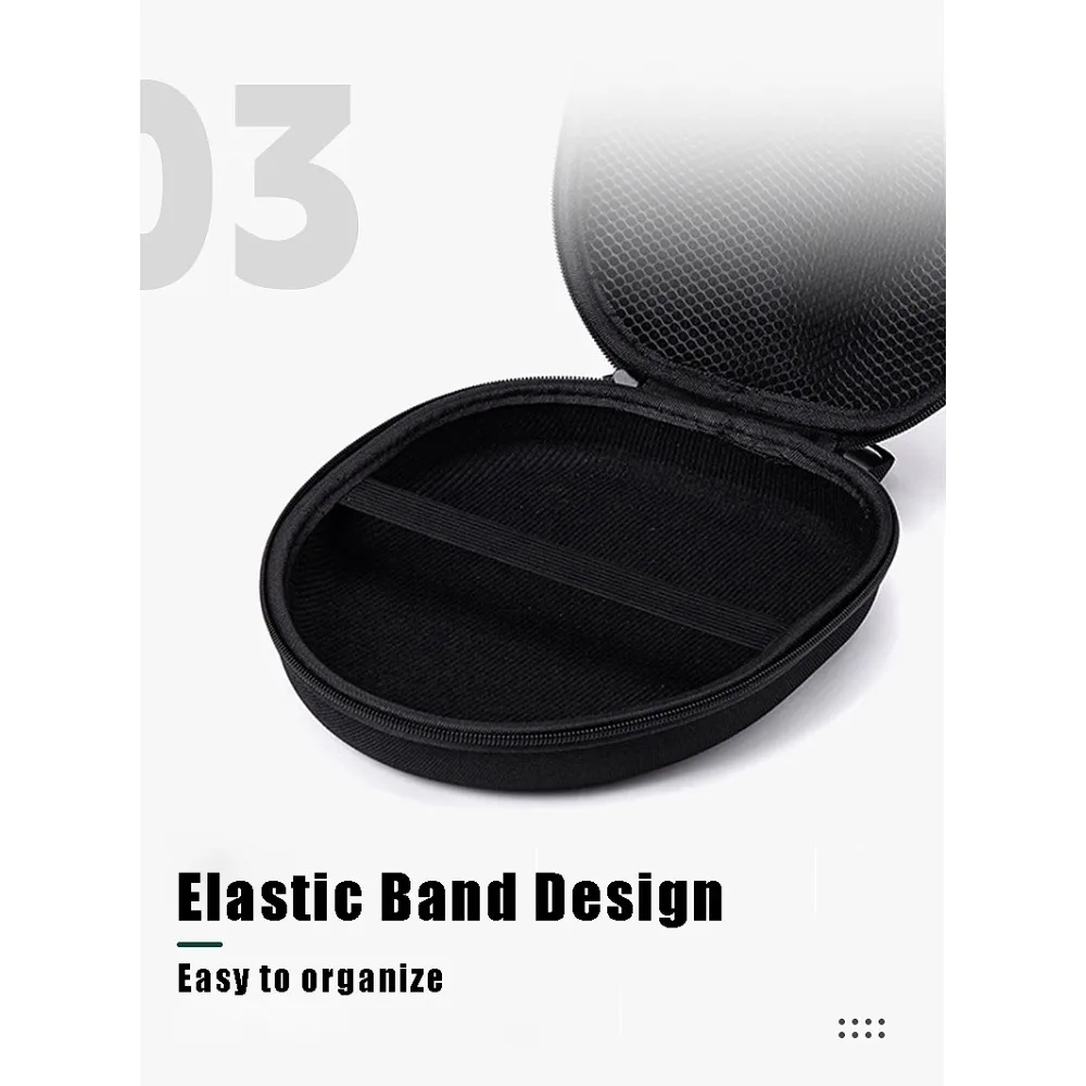 Bluetooth Headset Earphone Hard Case for Sony Headphones Storage Bag Case Portable Travel Shockproof Earbuds Carrying Pouch Bag image 4