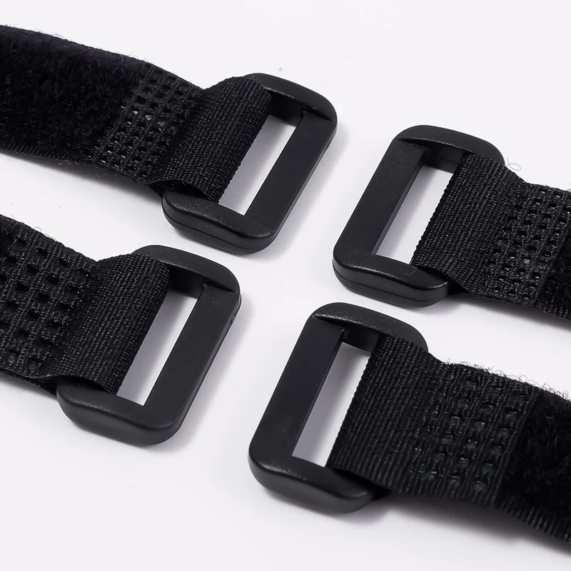 15PCS Reusable Elastic Fastening Cable Ties Hook Straps Elastic Hook Loop Fastener Strap Cable Management Wire Organizer Wrap