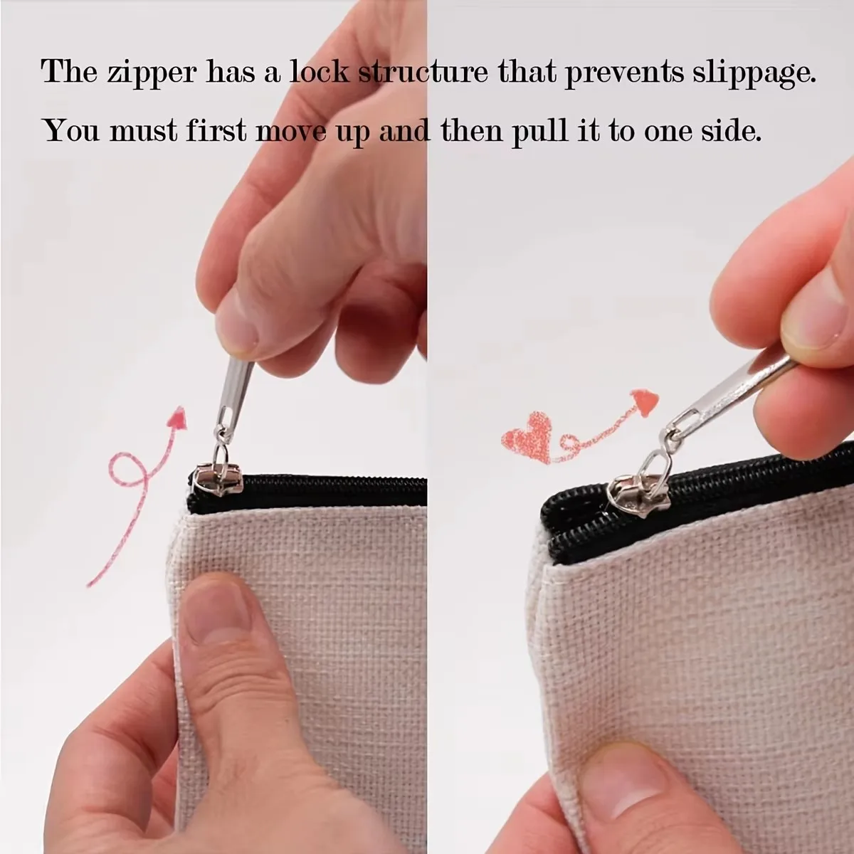 حقيبة مكياج، هدايا للنساء والأم والصديق - حقيبة بسحاب لتنظيم أدوات الزينة للسفر #4