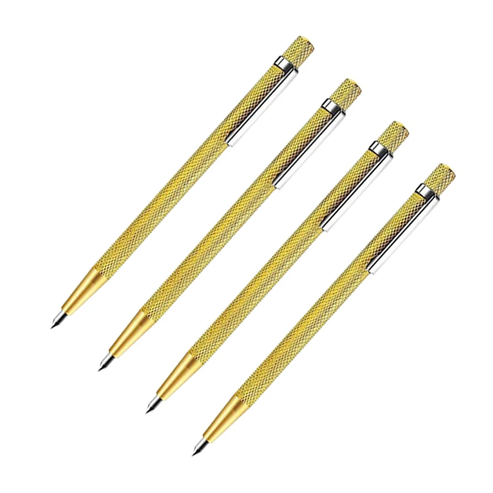 경질 금속 타일 기계 레터링 펜 조각기, 유리 절단 도구, 카바이드 스크라이버, 유리 나이프 스크라이버, 4 개