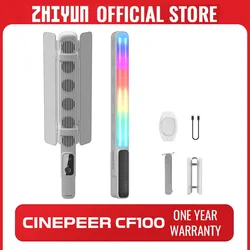 ZHIYUN Official CINEPEER CF100 100W Handheld RGB Led Lights Stick Light 2700K-6500K Video Lamp Streaming Photography Lighting