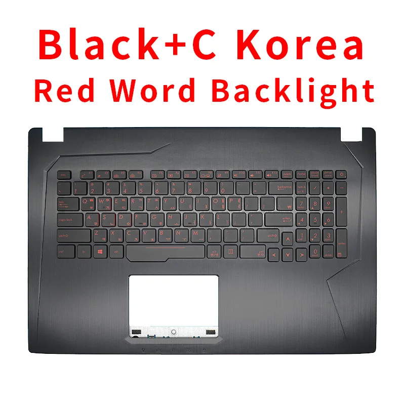 Imagem -03 - Capa de Teclado Retroiluminado Rgb para Asus Rog Gl753 Gl753vd Gl753ve Retroiluminação Colorida Teclado Russo e Coreano 90nb0dm1-r32la0