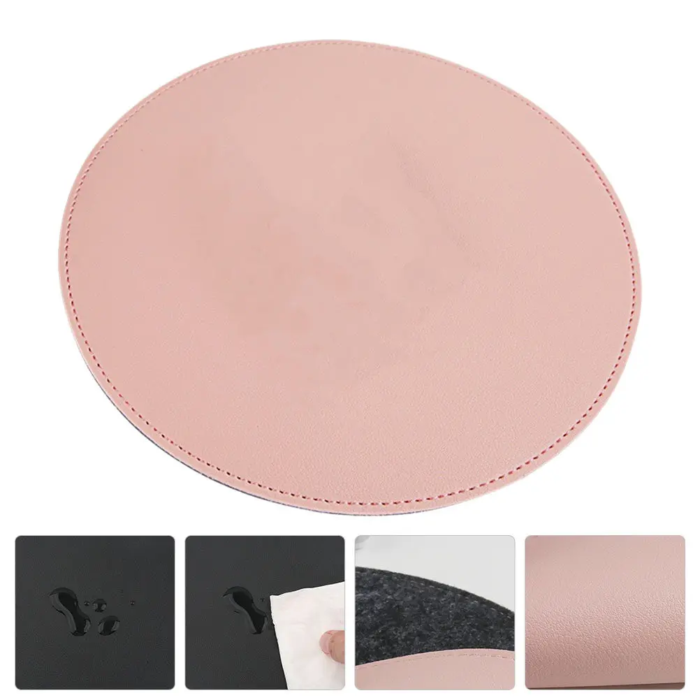 

Круглый игровой коврик для мыши, 1 шт., прочный, износостойкий, с противоскользящим основанием, для ноутбуков, настольных ПК, планшетов, с точным отслеживанием, полезный коврик для мыши