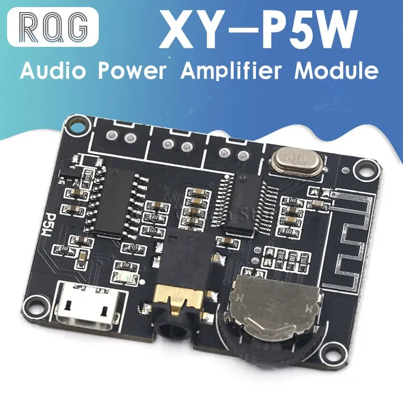 5W+5W PAM8406 Bluetooth 5.0 DC3.7-5V stereo audio power amplifier module XY-P5W for Arduin0 diy kit