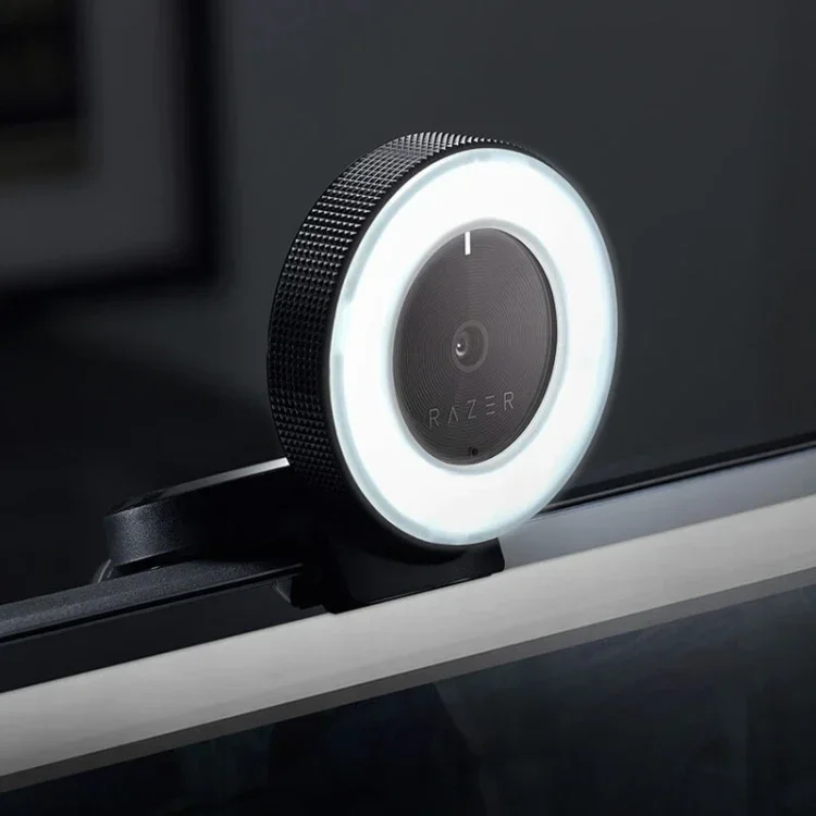 2026 Razer Kiyo 4.0 Million Pixels Streaming USB Camera Computer Webcam With Ring Light for PC Video Conferencing Live Broadcast
