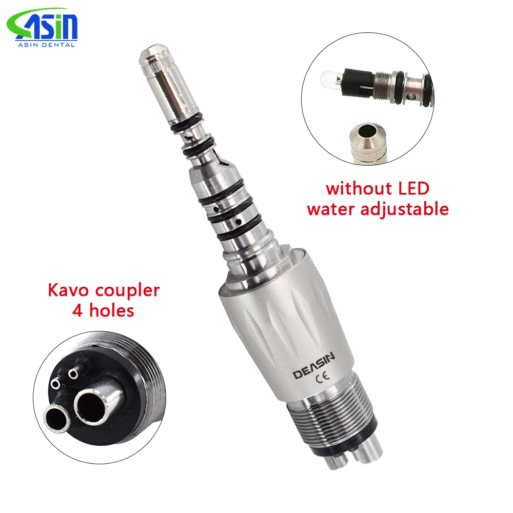 1pcs Dental Quick Coupler Coupling Fit Kavo Fiber Optic Handpiece 4Hole/6Hole Dentistry tools