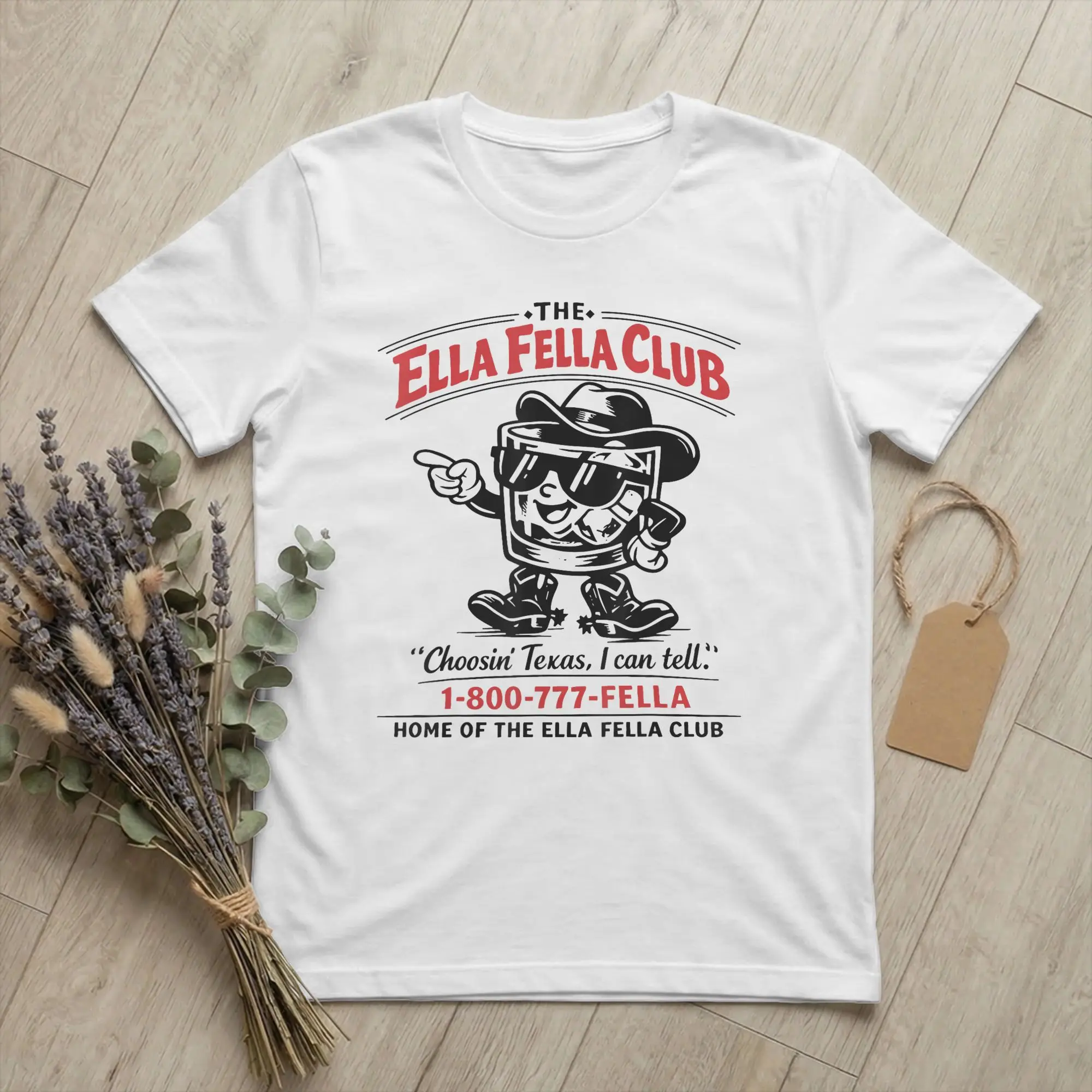 Vintage Elia's Fellas Western Cowboy T-Shirts for Men Crewneck Cotton T Shirt Country Funny Short Sleeve Tees Gift Idea merch