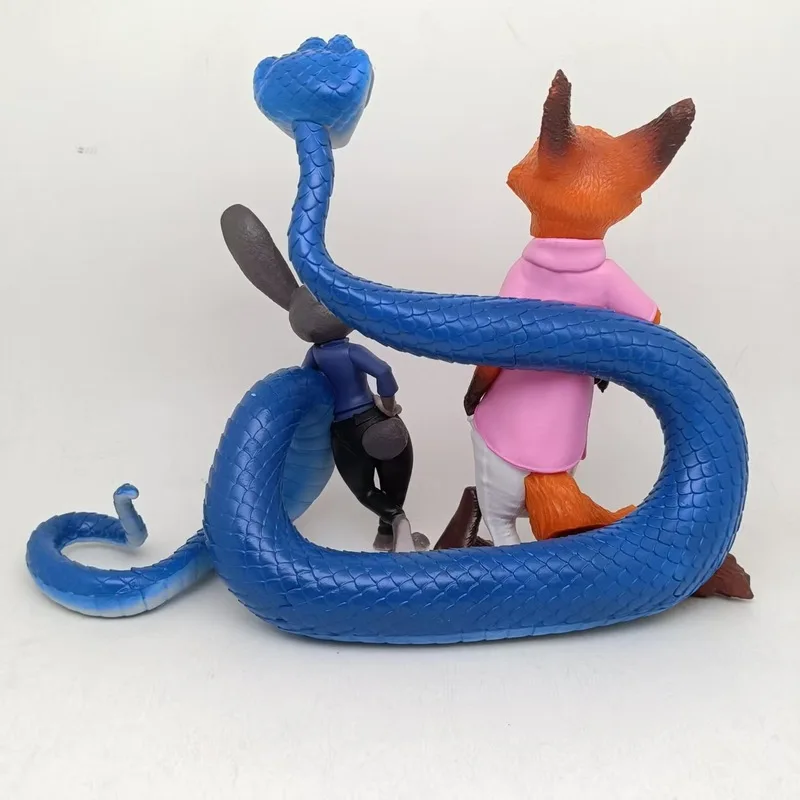Zootopia 2 Nick Wilde Judith Laverne Hopps Gary serpent figurine d'anime ornement de bureau coque d'ordinateur décoration modèle poupée jouet cadeau