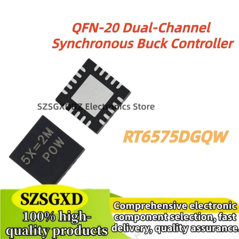 2-5pcs/lot 100% New Quality QFN20 RT6575DGQW RT6575D 5X=1E 5X= QFN-20 Chipset