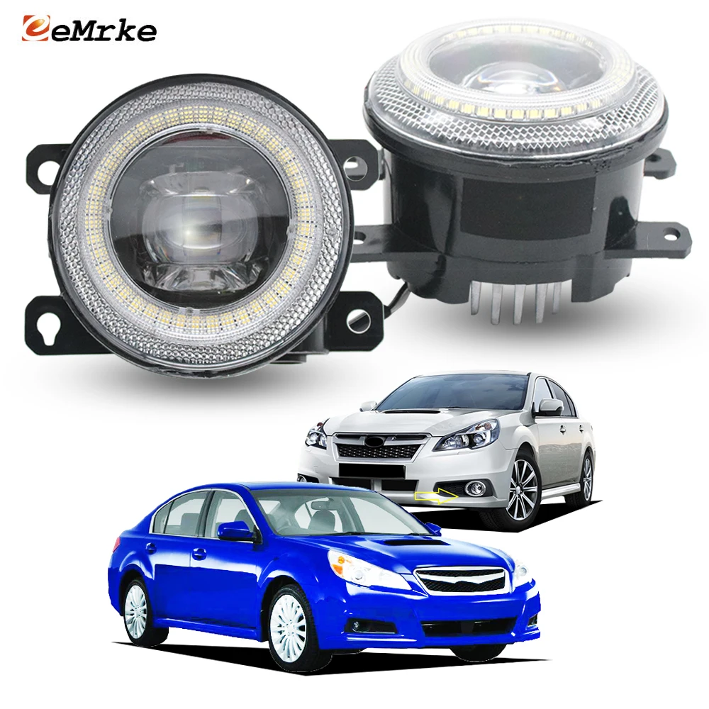 

Обновленная пара светодиодных противотуманных фар 30 Вт для Subaru Legacy BM9/B14 USA Type Liberty 3.6X 2010-2014 Добавьте аксессуары Angel Eye Aperture DRL