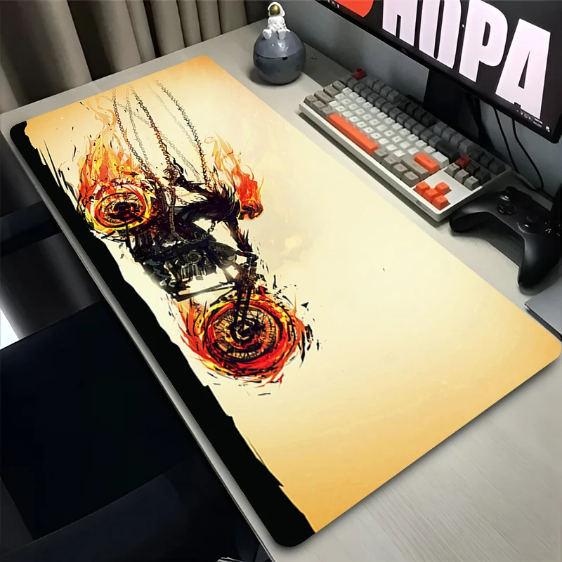 

Mouse Pad PC Non Slip Rubber Mousepad Laptop Gamer Cabinet Keyboard Pad Office Computer Gaming Desk Mouse Mat HD G-ghost R-rider