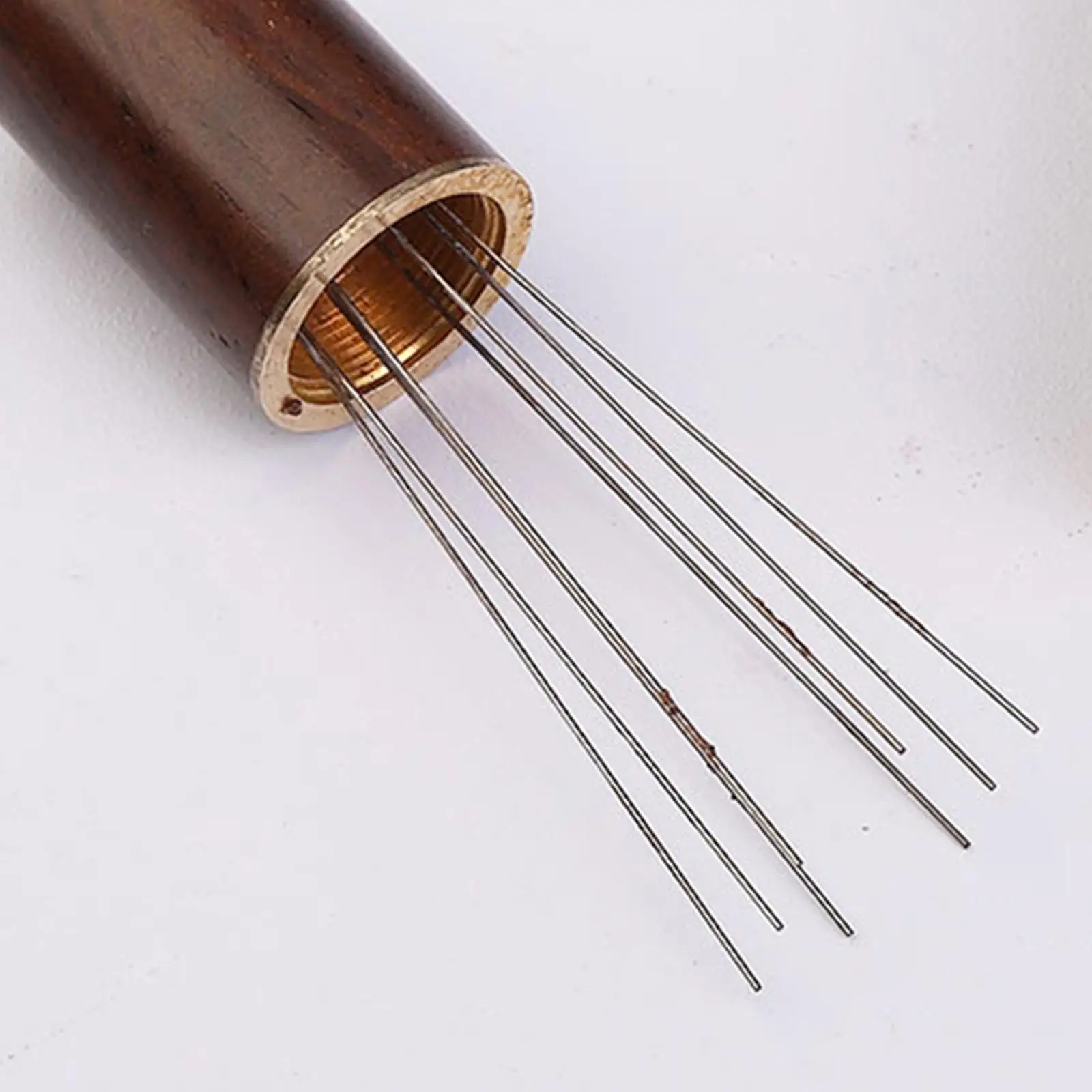 ผู้จัดจําหน่ายเข็มเอสเปรสโซเครื่องมือคนด้ามไม้พร้อมขาตั้งสําหรับคนรักกาแฟ