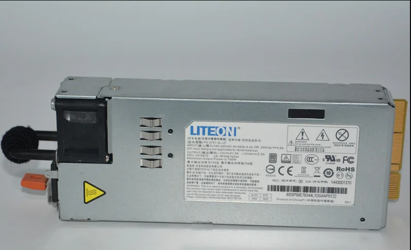 

750W power supply PS-2751-3L-LF for RD650 RD550 RD450 RD350X servers