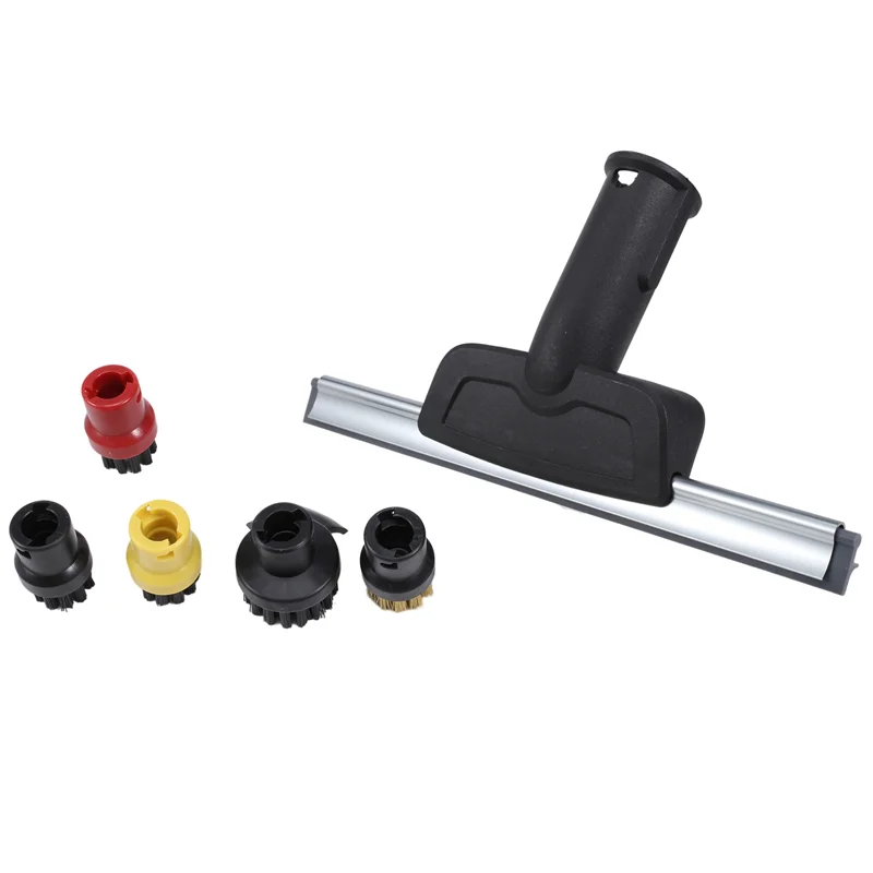 A99X-Window Nozzle Scraper Round Brush For Karcher SC1 SC2 SC3 SC4 SC5 For Steam Cleaner Sweeper Brushes Parts Accessories