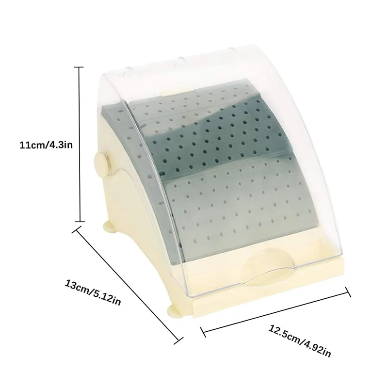 142 Holes Dental High and Low Burs Holder Disinfection Case  Sterilizer Stand Block Station with Pull Out Drawer Dentistry Tool