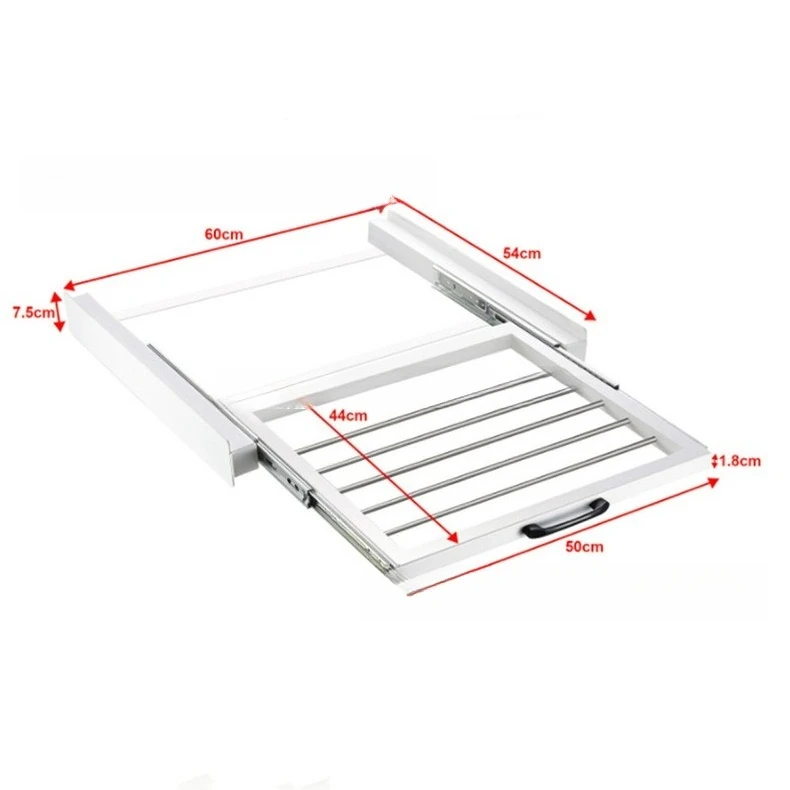 Washing Machine Rack Washing Machine Connecting Rack Dryer Middle Frame Retractable Towel Rack