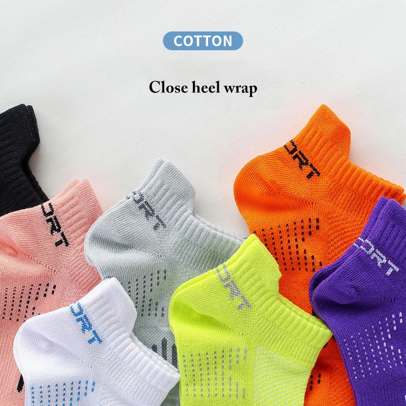 Running Socks men Basketball Breathable Anti Slip Sport Fitness Cycling Walking Women Men Sock Cotton Athletic No Sweat Sock