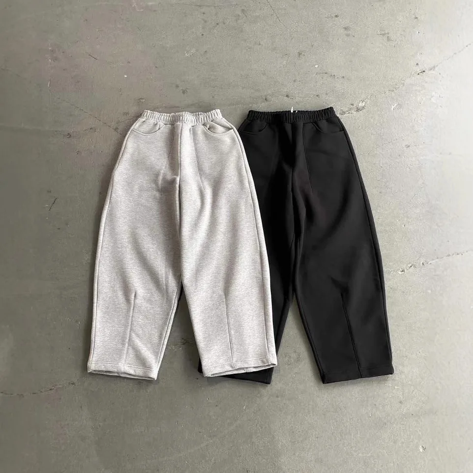 

Men's 2025 Streetwear Casual Loose Sports Sweatpants Solid Color Simple Fashion Long Pants