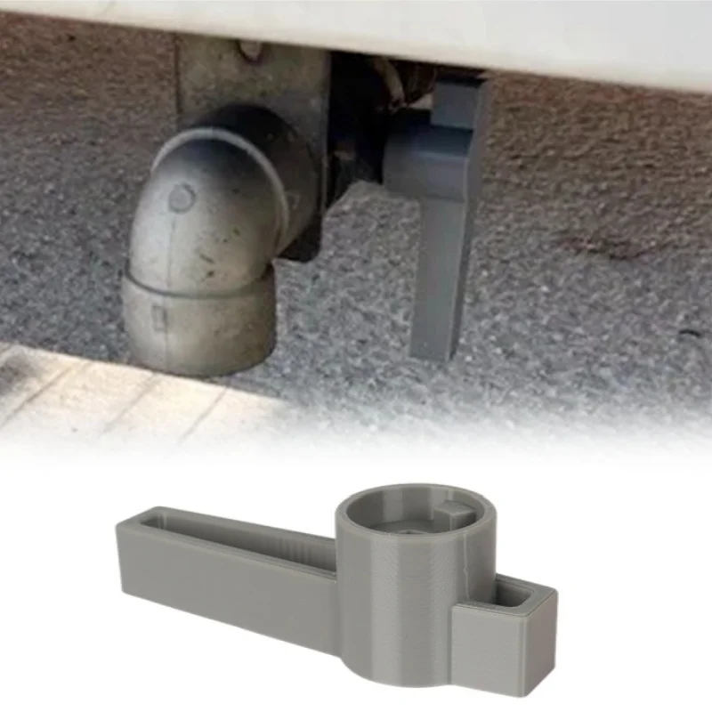 

1pc Motorhome Grey Water Discharge Valve Wrench Durable 3D Printed Plastic Ergonomic Wrench RV Caravan Accessories