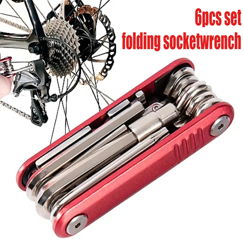 

Портативный набор инструментов с рукавами, складной торцевой ключ, многофункциональные бытовые инструменты на открытом воздухе