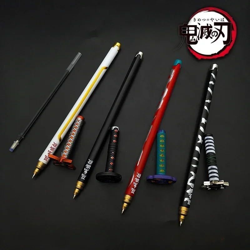 20 cm Unterschriftenstift Mitsuri Shinobu Tanjiro Legierung Echte Größe Kugelschreiber Anime Charakter Zubehör Bürobedarf Geschenke – Detail 6