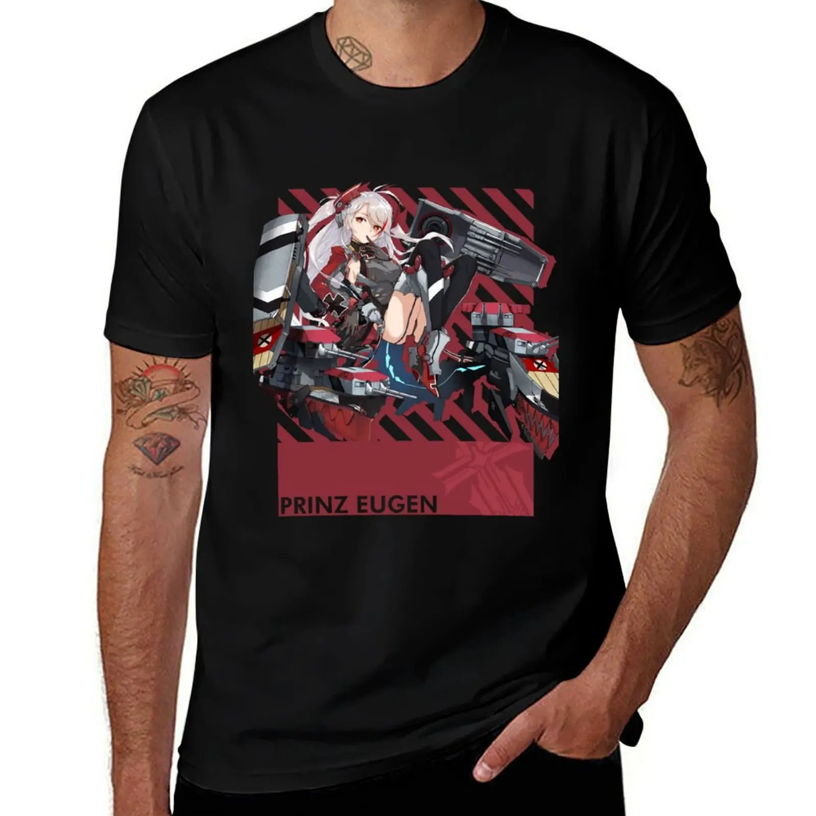 

Azur Eugen Typography . Prinz Lane 5 Essential - T-Shirt Sporty Breathable Short Sleeve T-Shirt