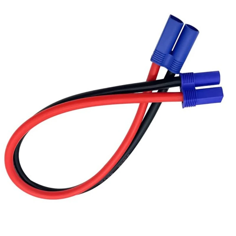 1/5/10Pcs EC5 Male to EC5 Female Plug Extension Cable Lead Silicone Wire 10AWG 12AWG for RC Airplane Battery Charger