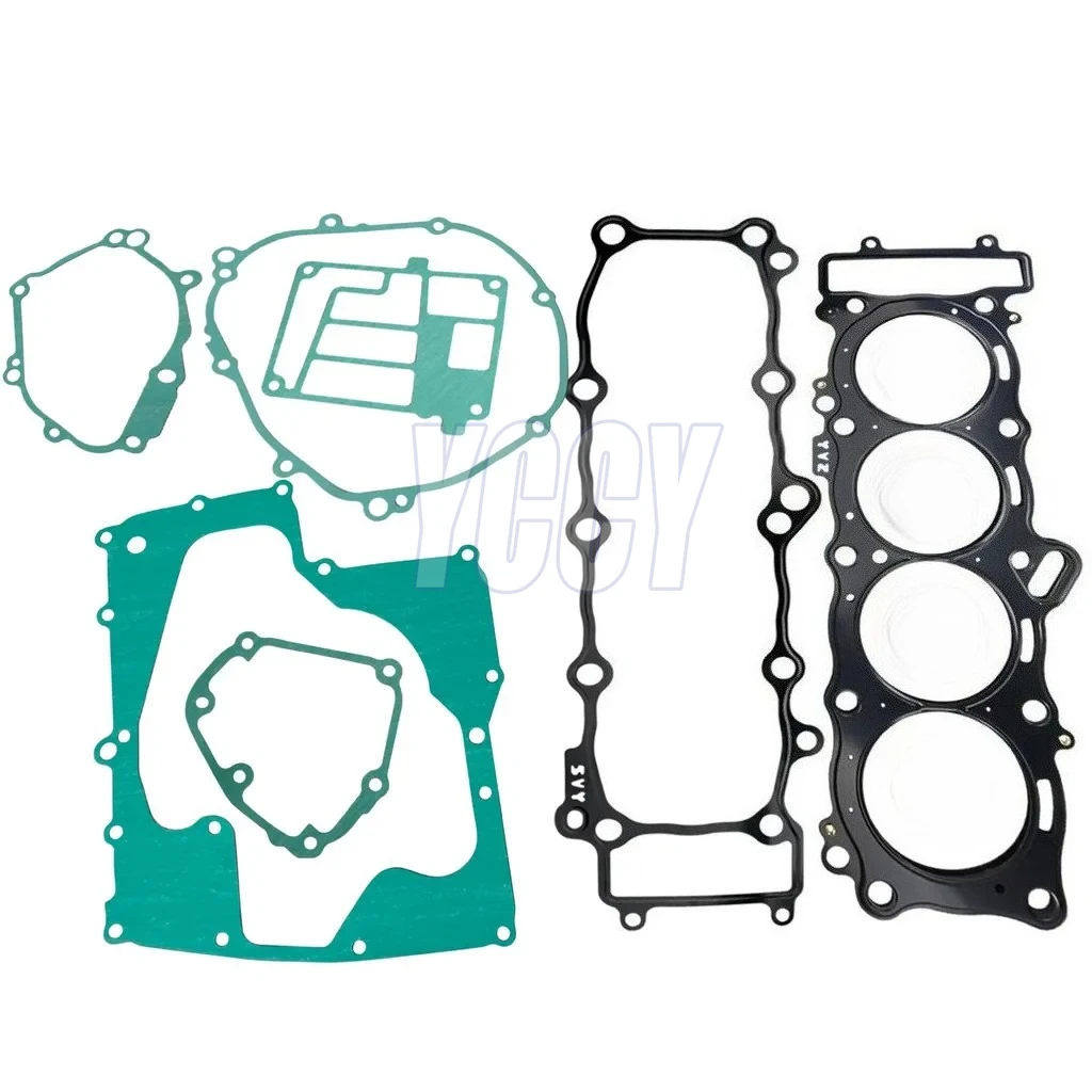 Motorcycle Accessories Cylinder Head Crankcase Cover Oil Pan Gasket Kit Fit For YAMAHA R1 YZFR1 YZF-R1 YFZ 2004-2006 Moto Parts