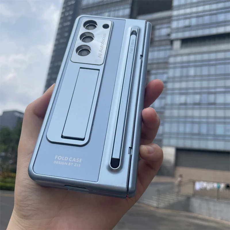 For Samsung Galaxy Z Fold 4 5 6 7 Case With S Pen Stand & Hi