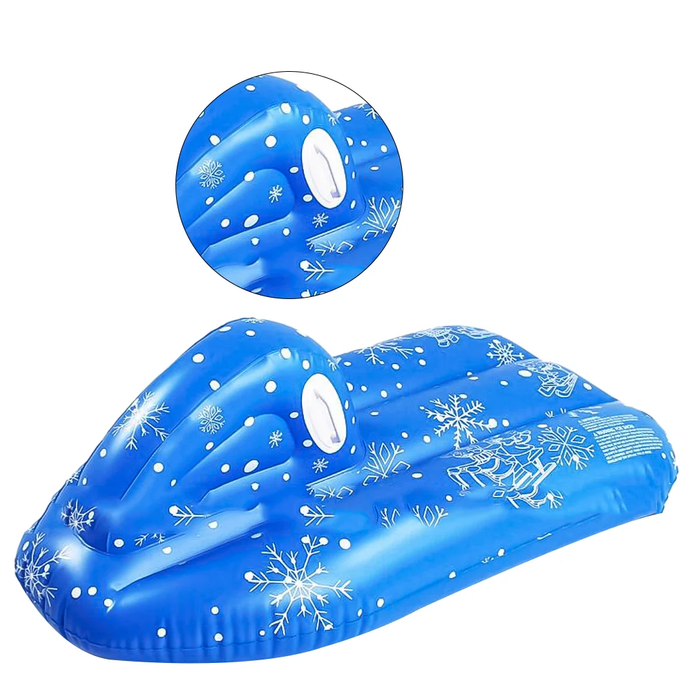 Skis Winter Snow Sled Inflatable Skating Tool PVC Skiing Ring Cold Resistant Toddler Tube